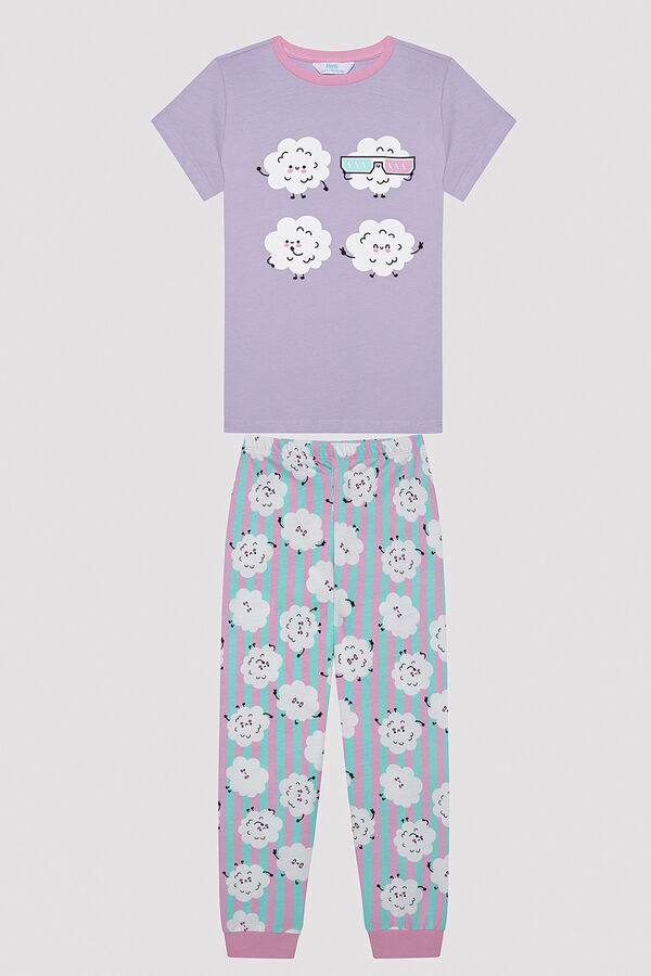 Penti Girls Popcorn 2 pack Pajama Set printed