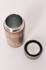 Women'secret Braon metalna fla&scaron;a sa logom Braon