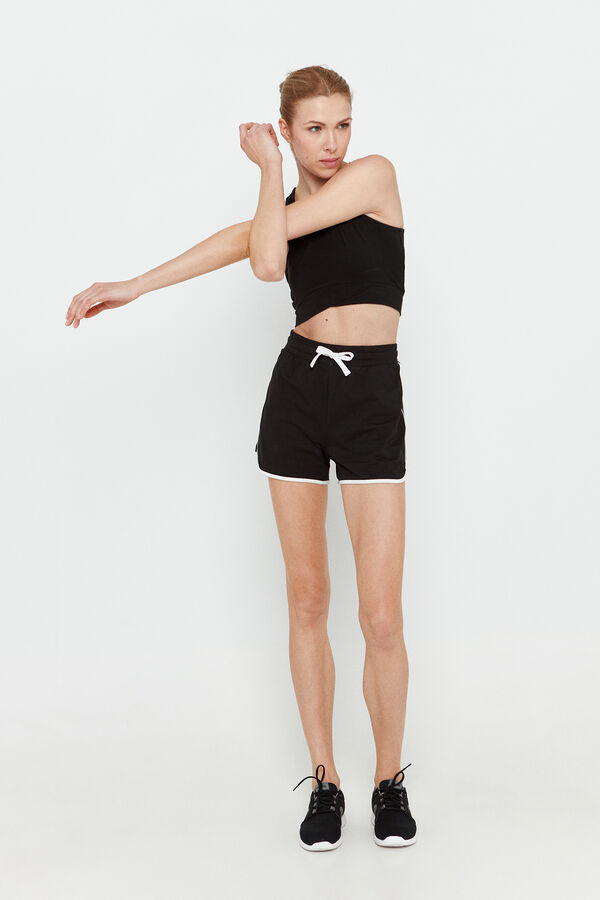 Only Play Essential cotton shorts black