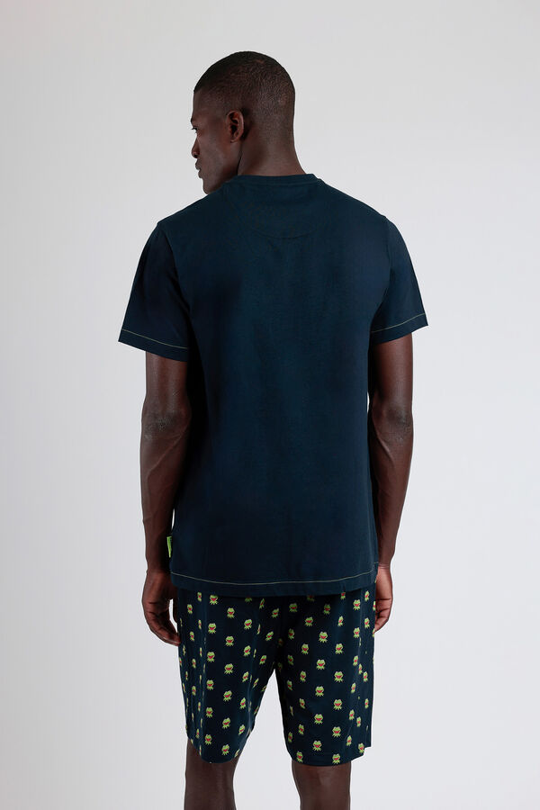 Admas Pijama corto Rana Gustavo Disney azul