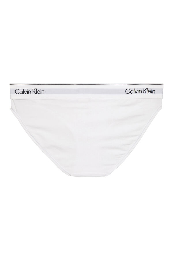 Calvin Klein Cueca feminina simples branco