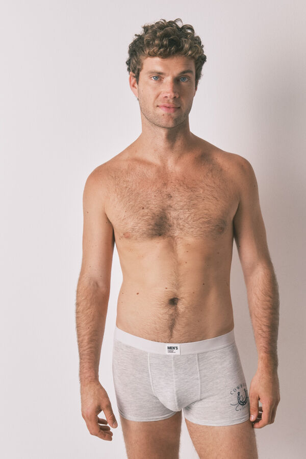 Women'secret Pack of 2 blue country boxers blue