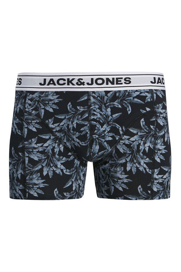 Jack & Jones Pack 3 boxers estampados negro