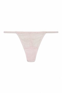 HI&BYE Roze cvetne čipkaste tanga gaćice