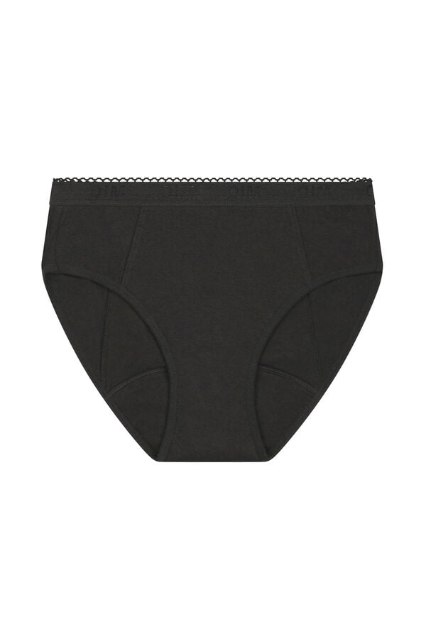 DIM Calcinha menstrual DIM de fluxo intenso para meninas  preto