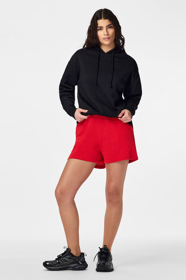 Pieces Ch&aacute;ndal corto jogger rojo