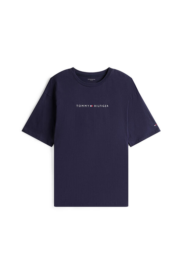 Tommy Jeans T-shirt with logo print blue