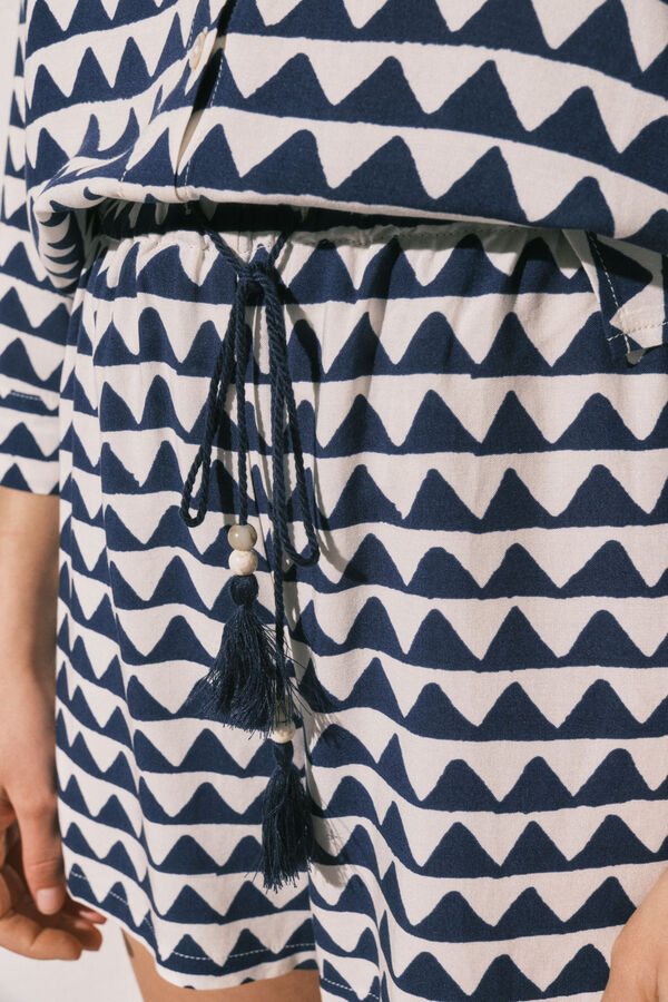 Women'secret Kratka ko&scaron;ulja pidžama sa geometrijskim printom Print