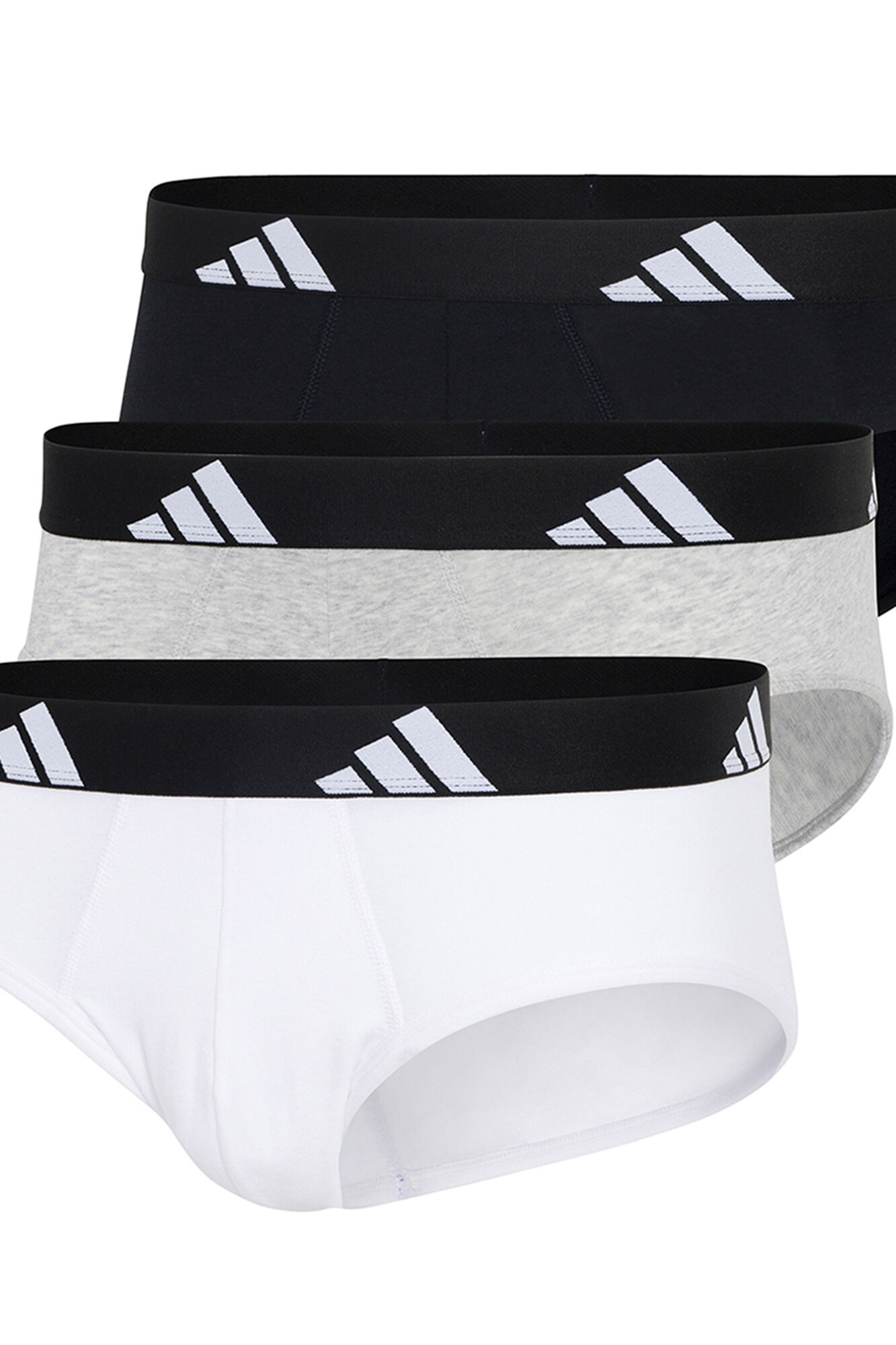 Adidas Pacote com 3 cuecas Active Flex de algod&atilde;o