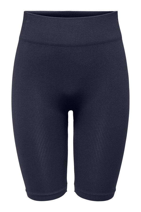 Only Play Ribbed structure cycling shorts blue