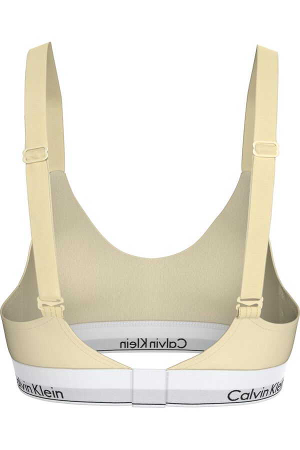 Calvin Klein Sujetador bralette logo amarillo