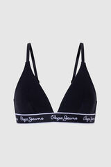 Pepe Jeans Sujetador en algod&oacute;n y modal negro