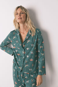 Women'secret 100% pamučna ko&scaron;ulja pidžama sa motivom psa