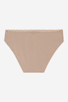 DIM Bragas ni&ntilde;a de microfibra y encaje