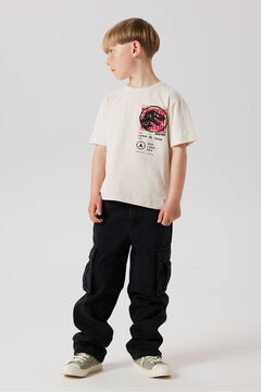 Name it Camiseta Jurassic Park beige