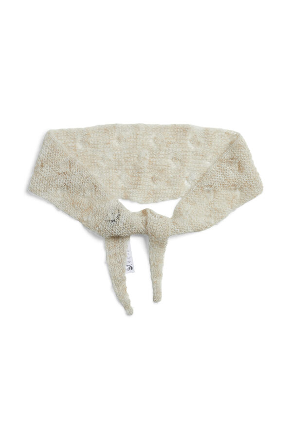 Pieces Bufanda corta blanco