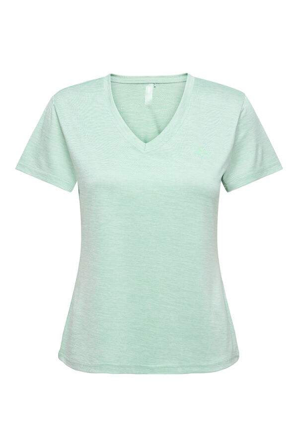 Only Play V-neck T-shirt grey