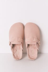 Women'secret Roze krznene papuče