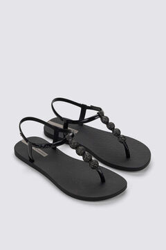 Ipanema Sand&aacute;lia com tira em T e brilho