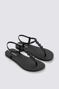 Ipanema Sandalia con tira en T y brillo