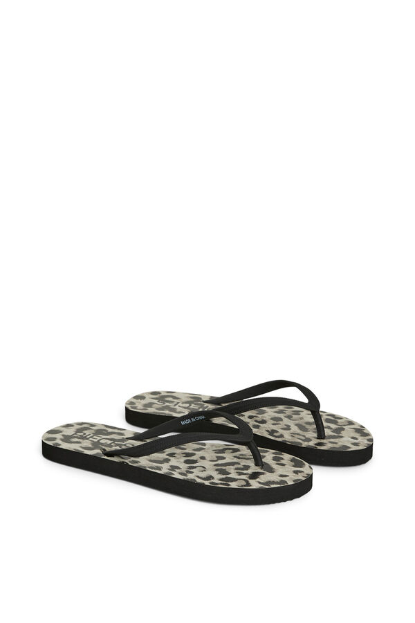 Pieces Chanclas playa  negro