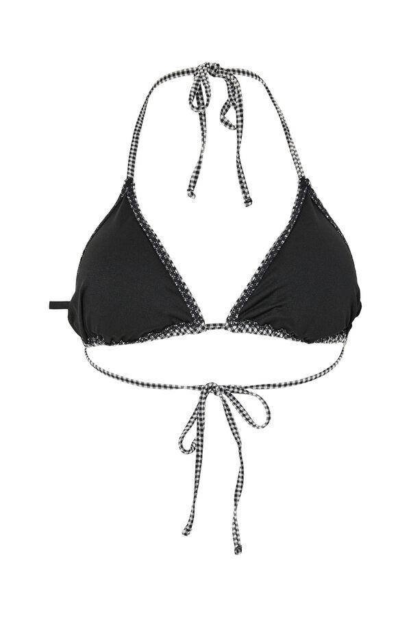 Pieces Bikini top tirantes finos verde