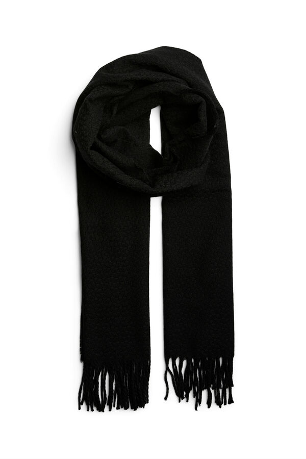 Pieces Bufanda b&aacute;sica negro