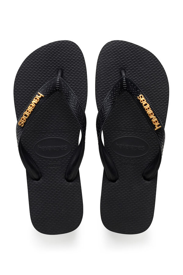 Havaianas Hav. sandals Black Metallic Logo Crna