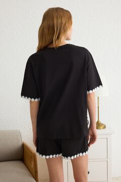 Trendyol Conjunto de pijama com vi&eacute;s de flores
