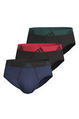 Adidas Pack of 3 Active Flex cotton boxers blue