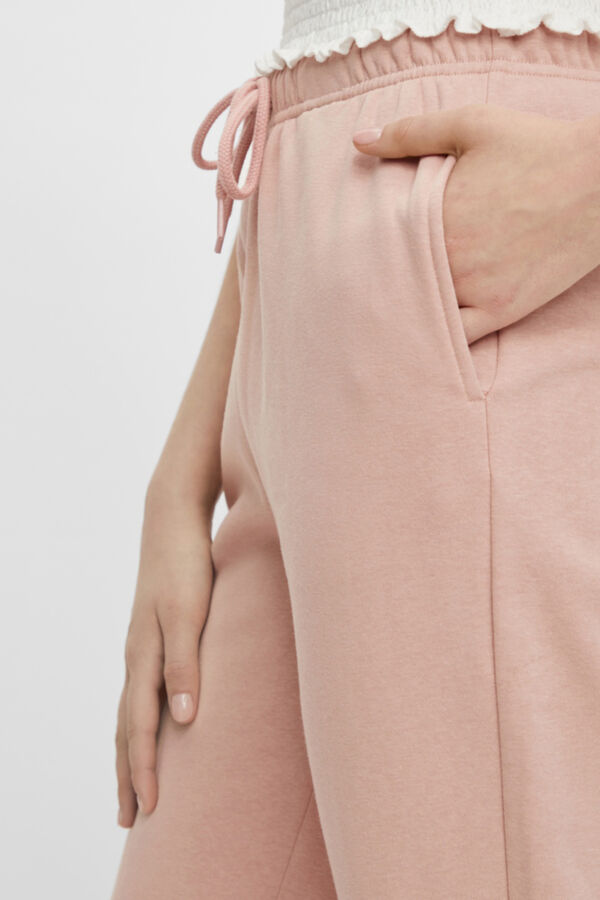 Pieces Pantal&oacute;n jogger felpa rosa