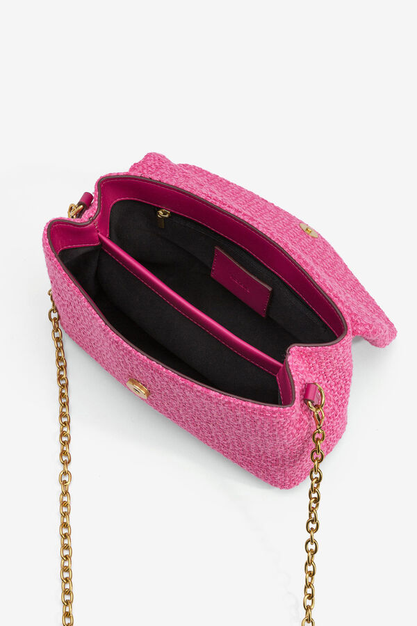 Vilanova Tweed crossbody bag pink