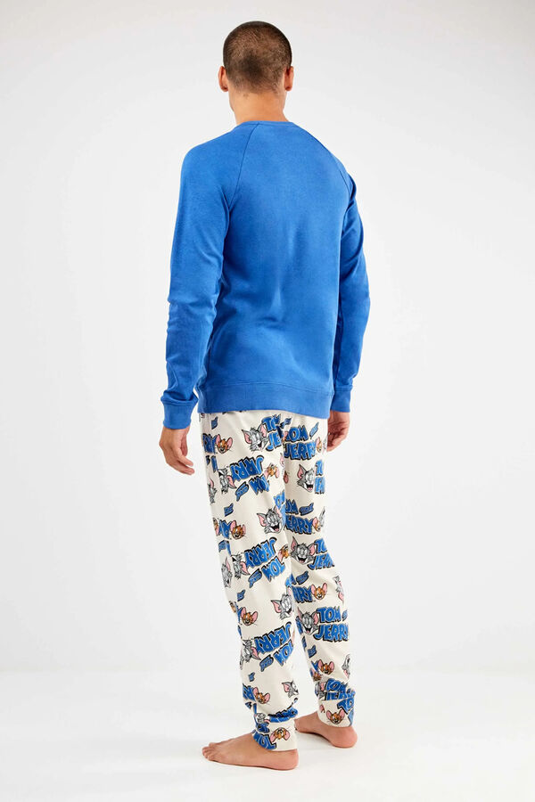Gisela Tom & Jerry jersey-knit pyjamas set blue