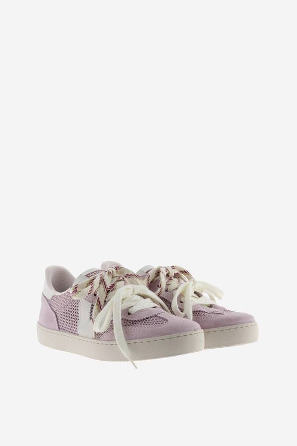 Victoria Zapatillas tipo malla piezas serraje morado/lila