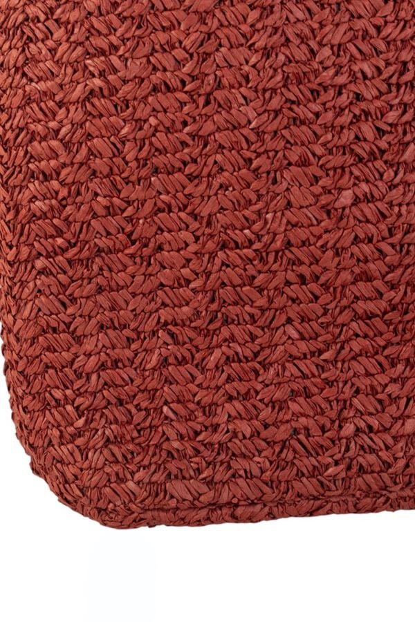 Kbas Tote fibra natural burdeos