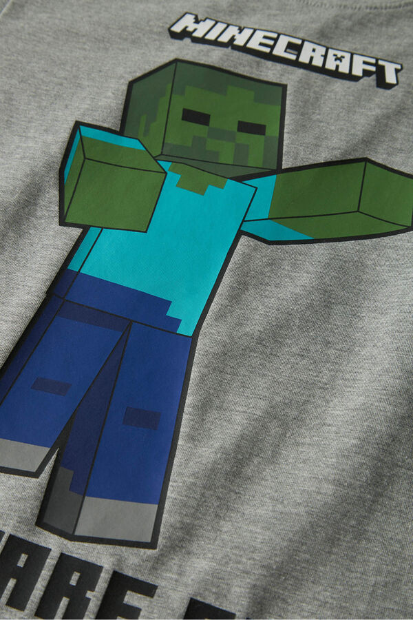 Name it Minecraft T-shirt for boys  grey
