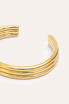 Singularu Brazalete Maxi Line Acero Ba&ntilde;o Oro