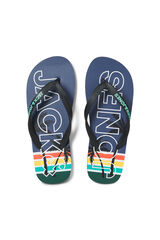 Jack & Jones Chanclas tipo flip-flop logo azul