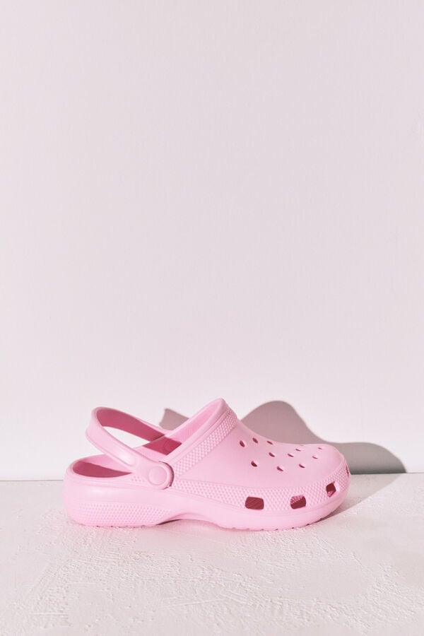Women'secret Roze sobne papuče sa gumenim đonom Roze