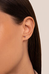 Singularu Pendientes Spark Lavande Plata Ba&ntilde;o Oro amarillo