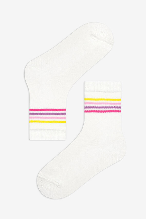 Penti Meias para crian&ccedil;a (3 pares) estampado