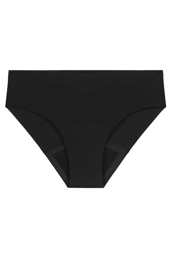 DIM Braga menstrual microfibra flujo moderado negro