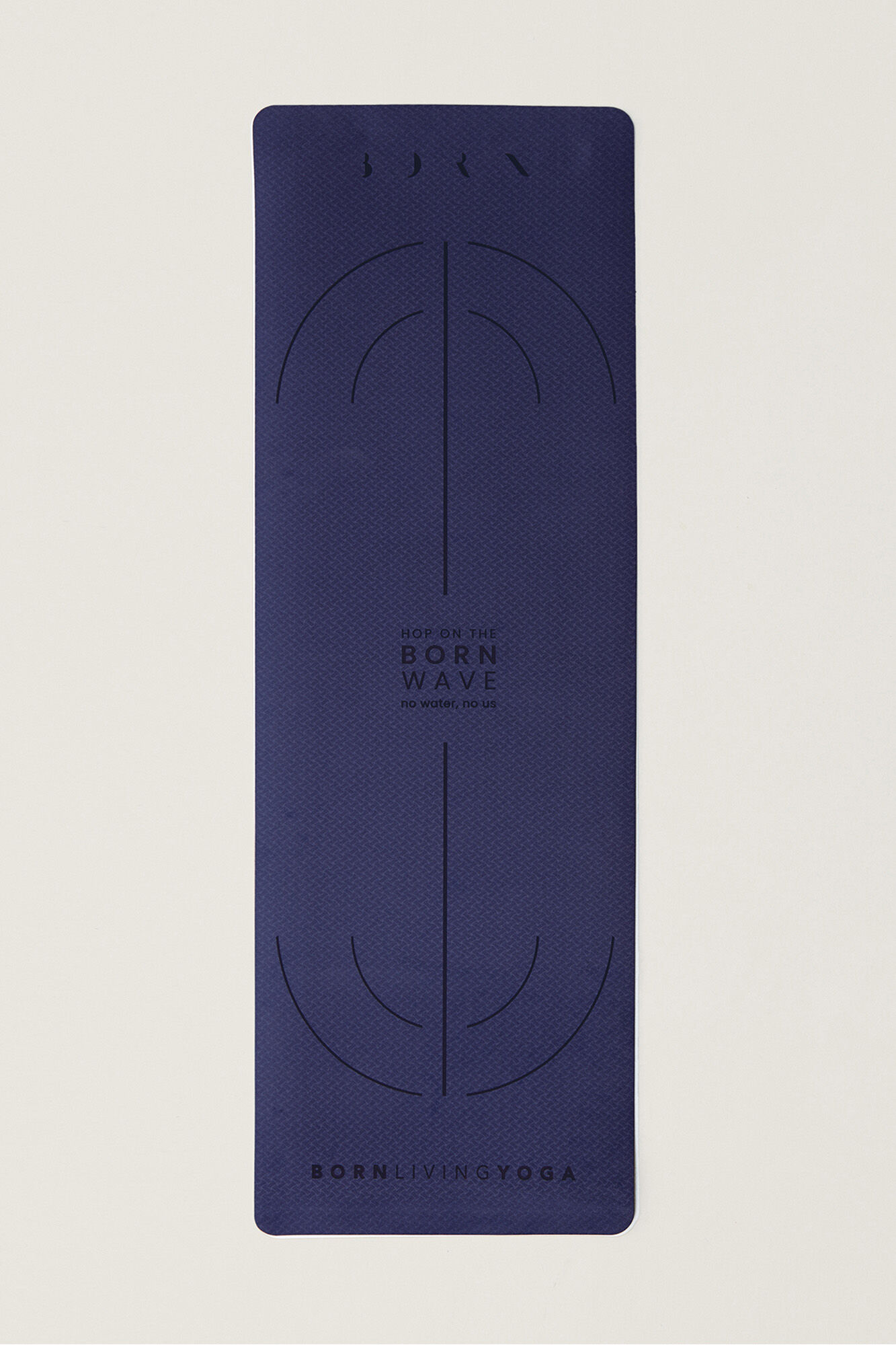 Born Living Yoga Mat Wave 6mm Next Blue