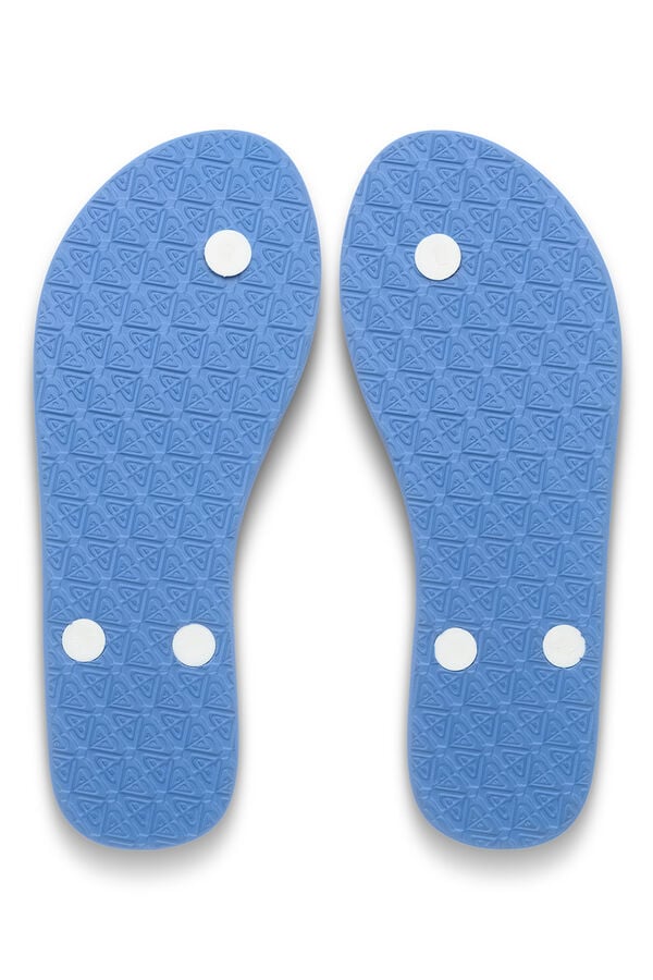 Roxy Chanclas estampado flores azul