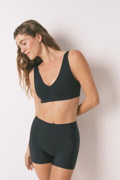 Women'secret Crni unutra&scaron;nji pantalone čistog kroja Crna