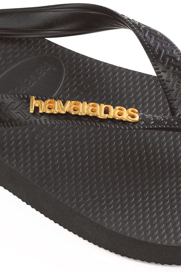 Havaianas Hav. sandals Black Metallic Logo Crna