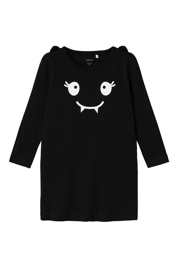 Name it Halloween dress with wings Crna