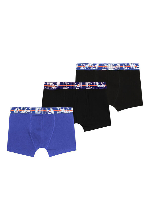 DIM Pack de b&oacute;xer de ni&ntilde;o con cintura el&aacute;stica estampado
