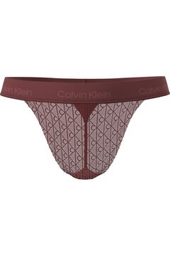 Calvin Klein Cueca fio tanga de microfibra