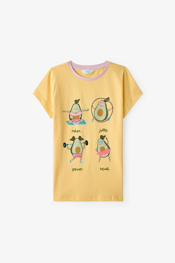 Penti Pack 2 pijamas infantiles aguacates amarillo